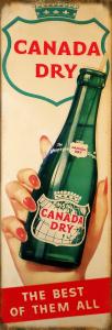 Canada Dry Vintage Metal Sign - 6 x 18