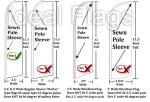 Canadian Flutter Flag Feather Banner Sign