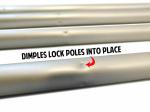 Canadian Flag Pole Kit with Windless Banner