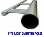 Canadian Flag Pole Kit with Windless Banner