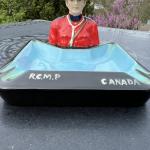Vintage Canadian Mountie Police Ashtray - Japan