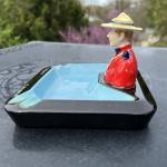 Vintage Canadian Mountie Police Ashtray - Japan