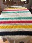 Antique Hudson Bay Blanket Pair, Red Label