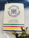 Hudson's Bay Wool Blanket with Multi Stripe
