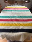 Antique Hudson Bay Blanket Pair, Red Label