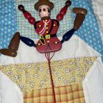 Wooden Mountie Pull String Ornament - Niagara Falls