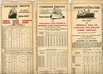 Rare 1928 Canadian Pacific Railway Timetable Booklet