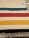 Hudson's Bay Vintage Wool Blanket 80 x 62