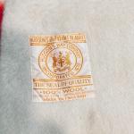 Hudsons Bay Queen Wool Blanket Multi Stripe Vintage