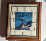 Canadian Mist Whisky Vintage Bar Clock Sign
