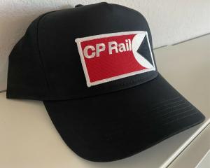 Black Canadian Pacific Railroad Cap/Hat