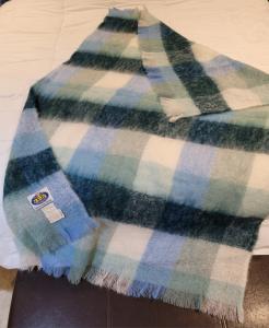 Hudson's Bay Vintage Mohair Wool Blanket Throw