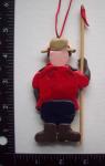 Canadian Mountie Christmas Ornament