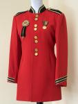RCMP Red Jacket Style Gold-Tone Coin Brooch