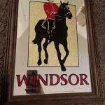 Vintage Windsor Canadian Whiskey Bar Sign 23" x 15