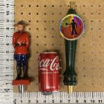 Vintage RCMP Mountie Beer Tap Handle Figurine