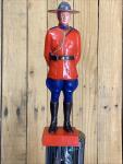 Vintage RCMP Mountie Beer Tap Handle Figurine