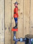 Vintage RCMP Mountie Beer Tap Handle Figurine