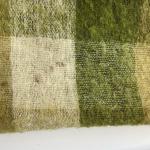 Hudson's Bay Vintage Mohair Blanket Green Plaid
