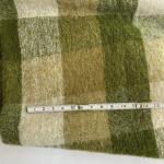 Hudson's Bay Vintage Mohair Blanket Green Plaid