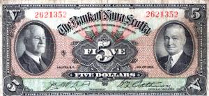 1935 Bank of Nova Scotia $5 Note