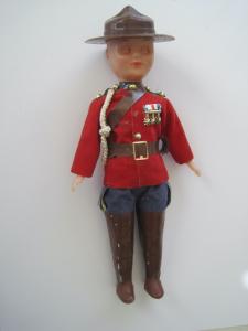 Canadian Mountie Doll Souvenir Figure