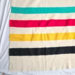 Hudson's Bay Vintage Wool Blanket 70"x80