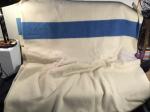 Vintage Hudson's Bay Queen Blanket Blue Stripes