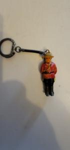 Canadian Mountie Vintage Keychain