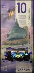 2018 Canadian $10 Polymer Bill - Wilkins/Macklem