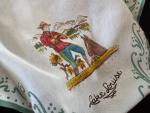Lake Louise RCMP Mountie Vintage Handkerchief