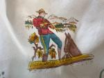 Lake Louise RCMP Mountie Vintage Handkerchief