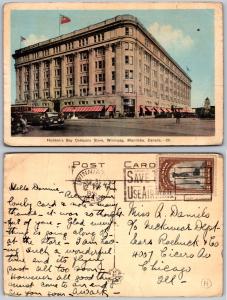 Hudson's Bay Company Winnipeg Postcard