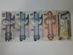 1980s Canadian Travel Exchange Paper Bill Set