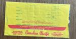 Vintage Canadian Pacific Railway Ticket Stub Envelope