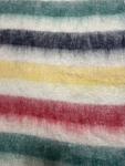 Hudson’s Bay Vintage Mohair Stripe Blanket 68x46