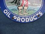 Champlain Porcelain Metal Sign - French Canadian Decor