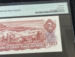 1974 Canada $2 Banknote PMG 66EPQ Collectible