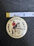Rare Vintage RCMP Centennial Pinback Button 1873-1973