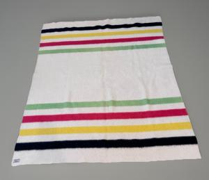 Hudson's Bay Style Mariposa Wool Blanket 58x74