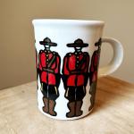 Vintage Marc Tetro Mountie Mug Tea Cup