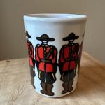 Vintage Marc Tetro Mountie Mug Tea Cup