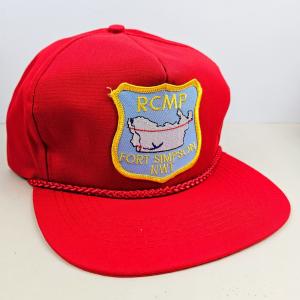 Vintage RCMP Mounted Police Patch Trucker Hat