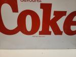 Vintage Savourez Coke Metal Sign - French Canada