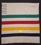 Hudson Bay Vintage Wool Blanket with Pillow Shams