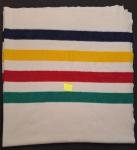 Hudson Bay Vintage Wool Blanket with Pillow Shams
