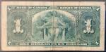 1937 Canadian One Dollar Banknote – Vintage Treasure