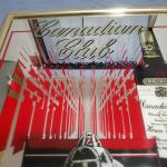 Canadian Club Whiskey Vintage Bar Mirror Sign