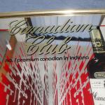 Canadian Club Whiskey Vintage Bar Mirror Sign