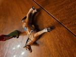 Vintage Canadian Mountie and Horse Salt and Pepper Set